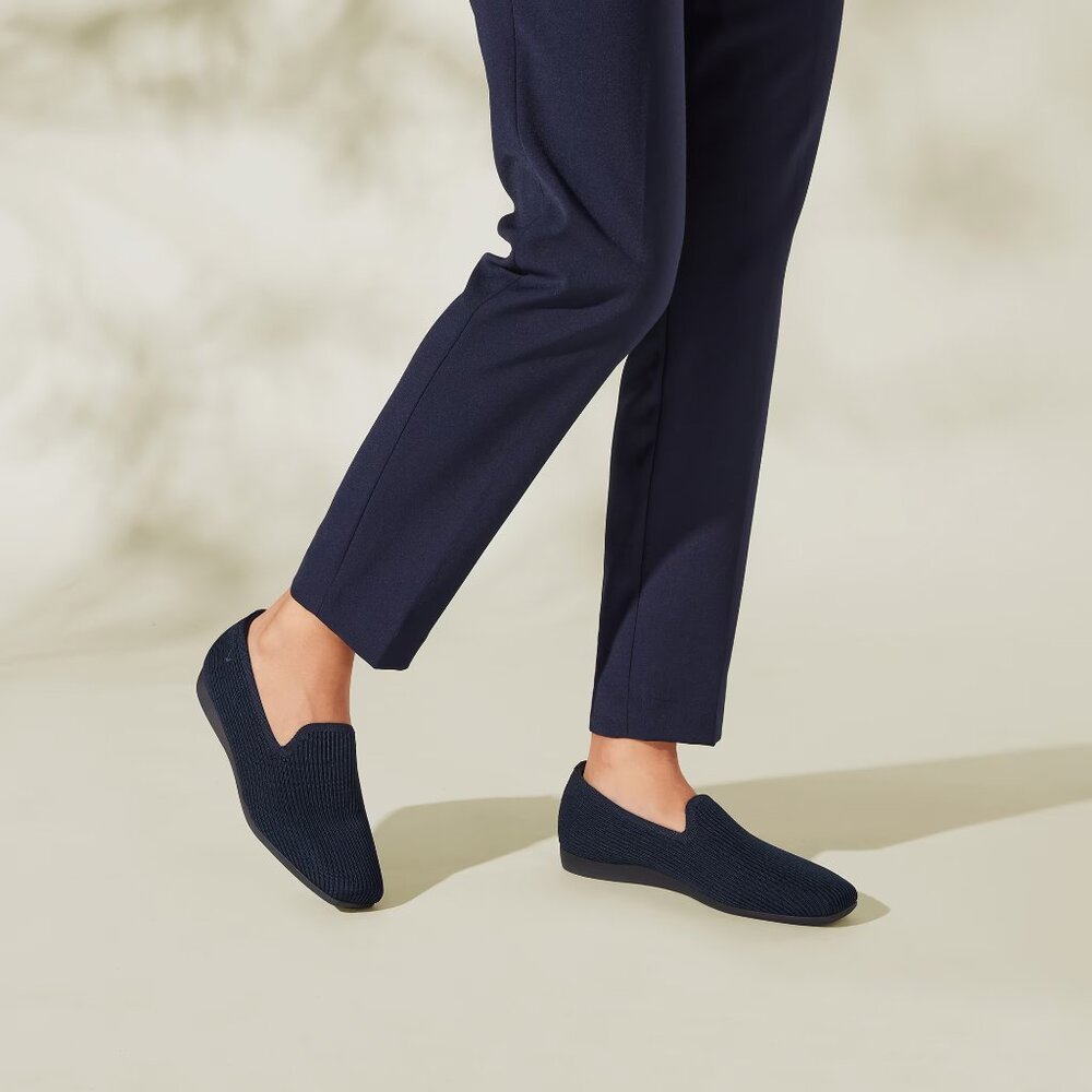VivaiaWater-Repellent Square-Toe Loafers (Samantha Walker) Shoes